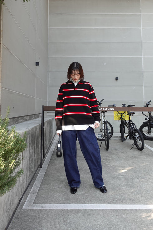 カーブシルエットデニム